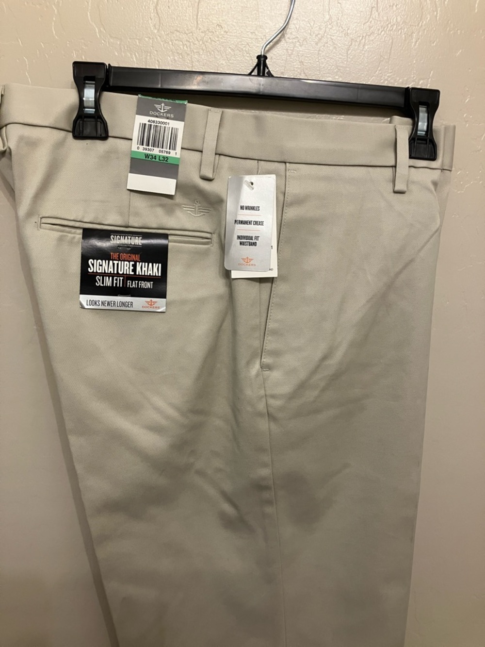 Dockers Signature Khaki Slim Fit Pants - Light Tan